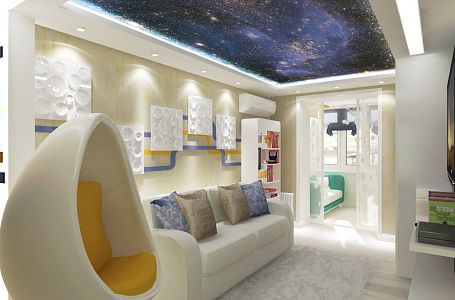 Дизайн-проект интерьера 3-х комнатной квартиры по ул.Ставропольская в Краснодаре